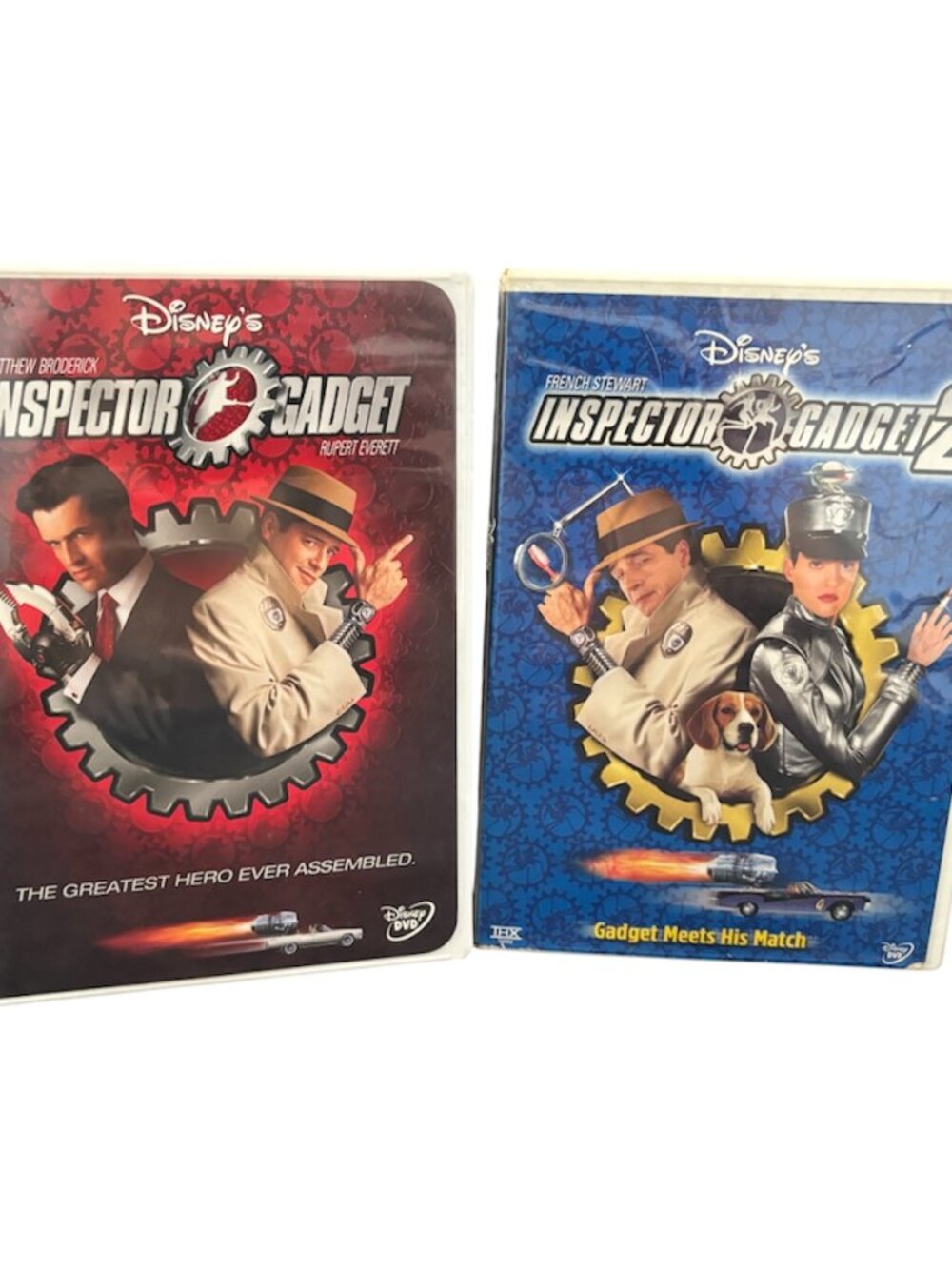 Inspector Gadget / Inspector Gadget 2 (DVD, 2-Disc Set) (GOOD)